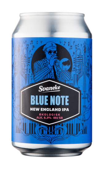 Svaneke Blue Note New England IPA ØKO 6,3% 33 cl.